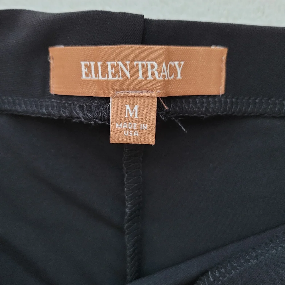 Misses 10-12 Pull-On Straight Leg Poly Spandex Pants | Ellen Tracy | NEW Ladies… - Picture 7 of 12